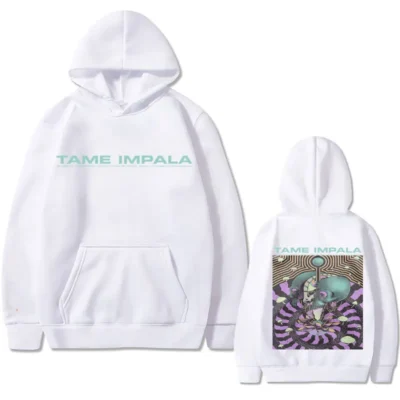 Limited Tame Impala Double Sided Print Hoodie Arctic Monkeys Hoodies Men s Loose Pullover Men Women 1 - Tame Impala Store