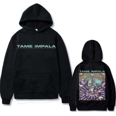 Limited Tame Impala Double Sided Print Hoodie Arctic Monkeys Hoodies Men s Loose Pullover Men Women - Tame Impala Store