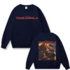 Tame Impala Print Sweatshirt Tame Arctic Monkeys Pullover Men Women Loose Vintage Crewneck Sweatshirt Men s 1 - Tame Impala Store