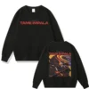 Tame Impala Print Sweatshirt Tame Arctic Monkeys Pullover Men Women Loose Vintage Crewneck Sweatshirt Men s - Tame Impala Store